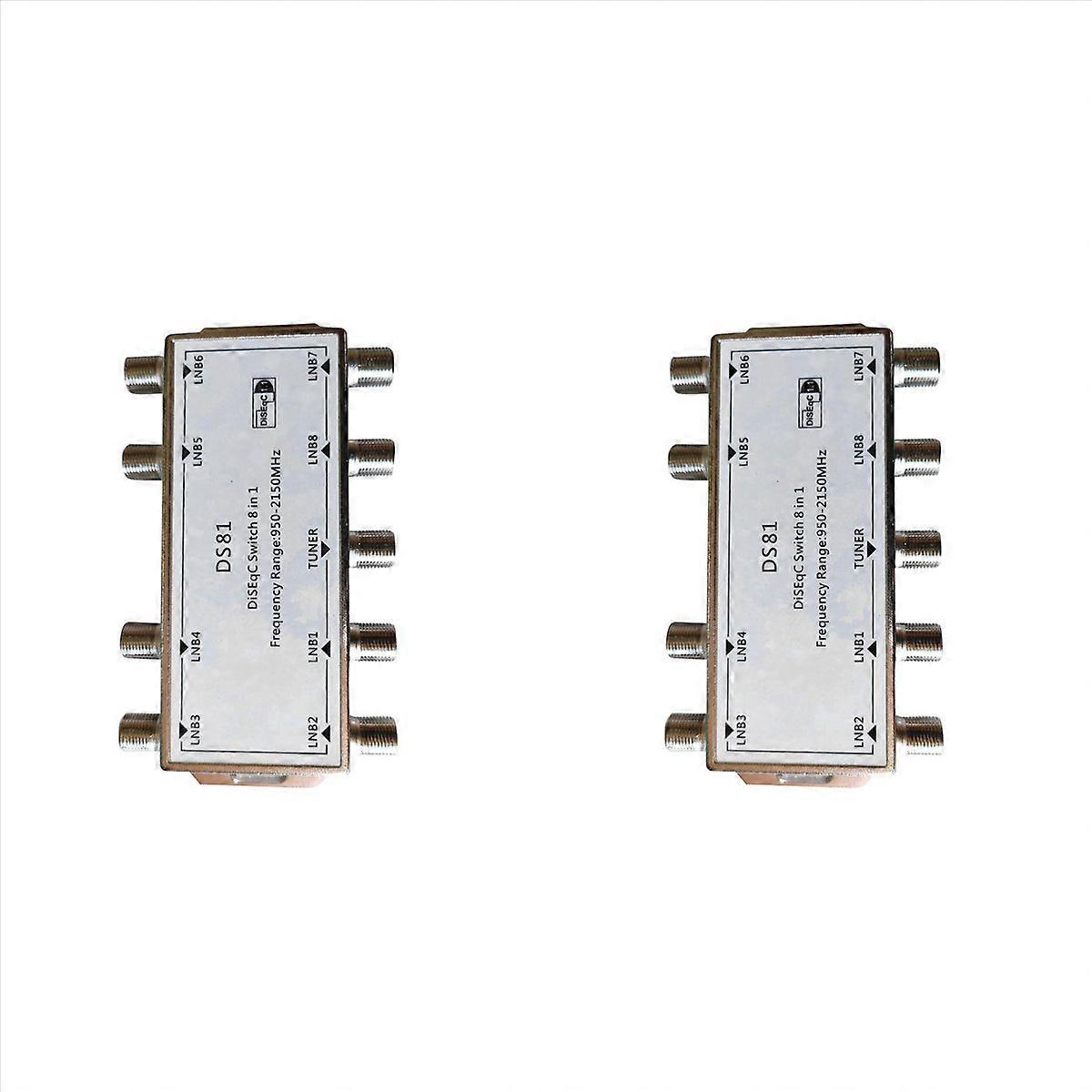 DS81 8 em um sinal de satélite DiSEqC Switch LNB Receiver Multiswitch