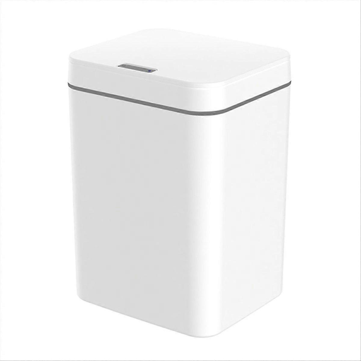 Induction Trash Can Automatic Dustbin Bucket Garbage for Kitchen,A