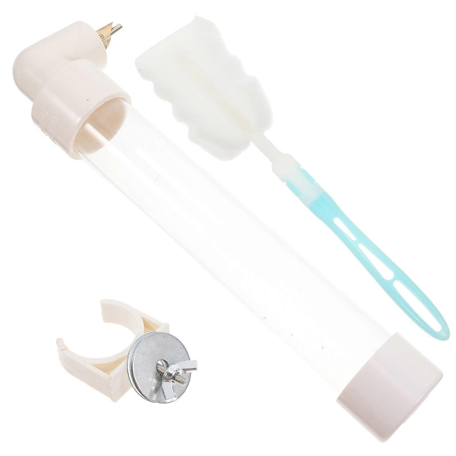 Large Automatic Bird Cage Water Feeder for Small Animals 5Sets Plastic Design