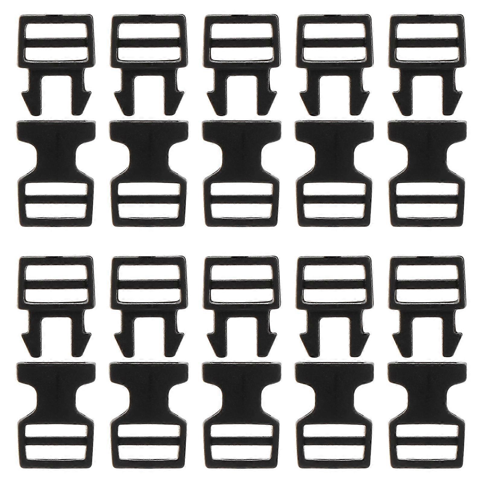 Quick Side Release Clasp Mini Buckle Accessories For Craft Projects Artisans 20Pcs