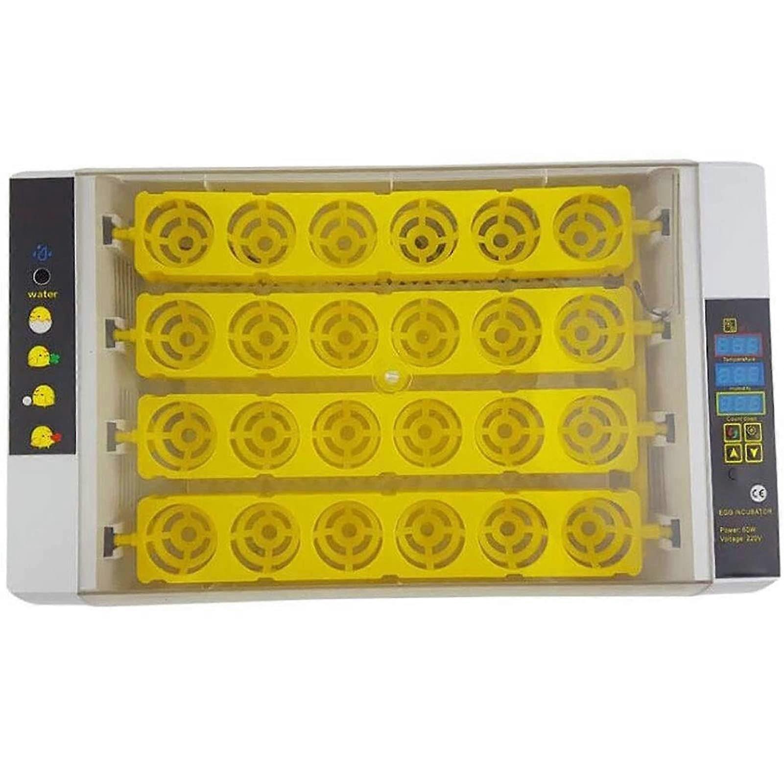 Automatic 24 Egg Incubator for Chicken Duck Goose Hatching, Fully Automatic Poultry Hatchery