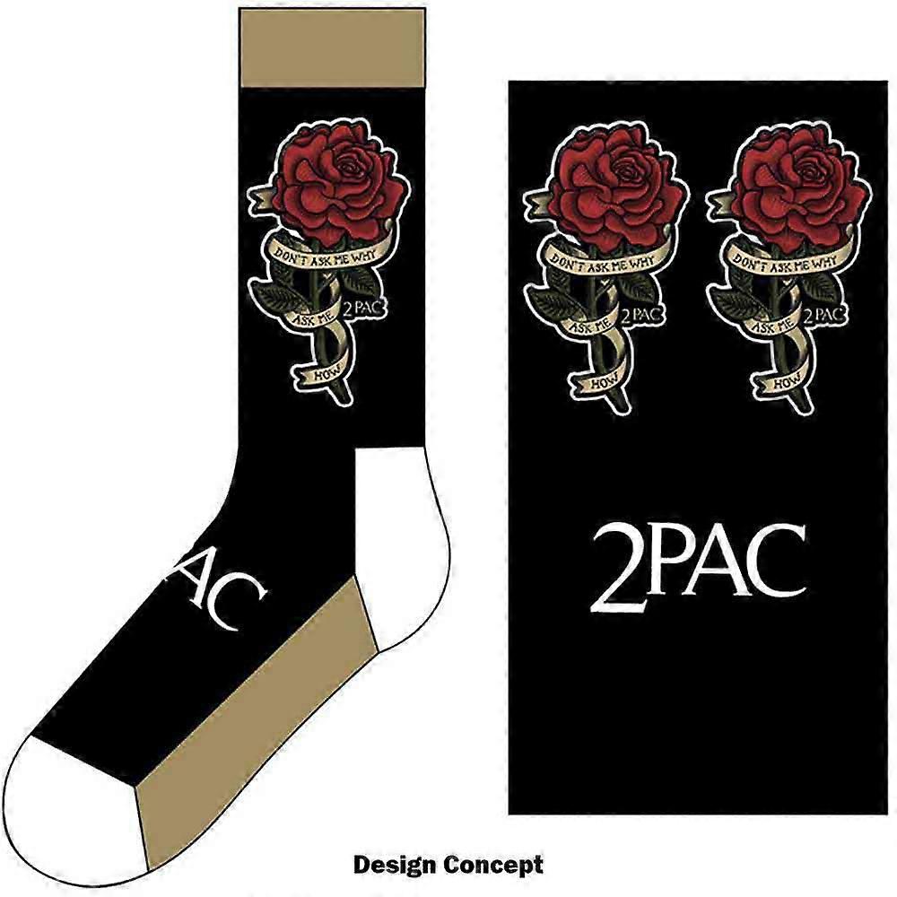 Tupac Rose Logo Ankle Socks