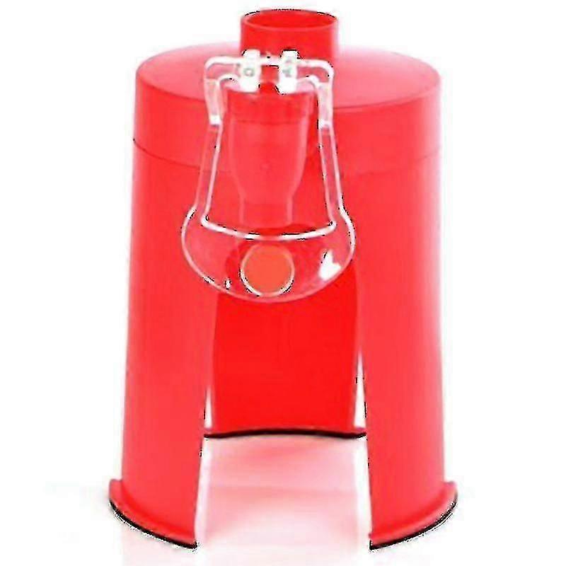 Plast Mini Handtryck Typ Inverterad Dricksfontän (Koksflaska)