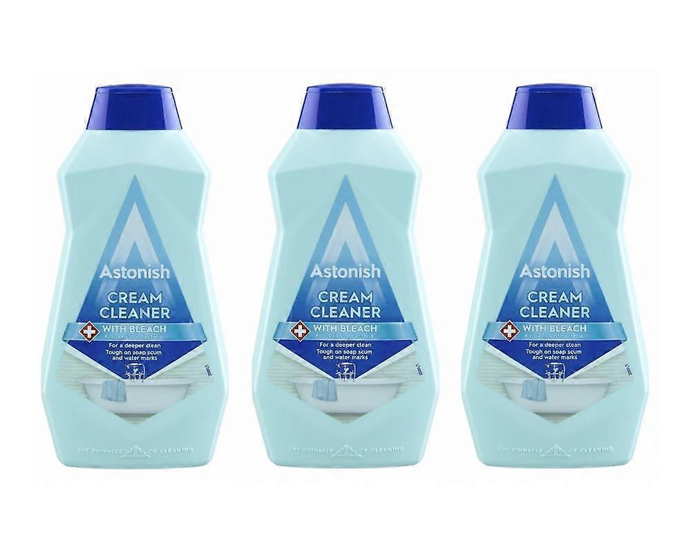 Astonish Cream Cleaner with Bleach 500ml (3 Pack)