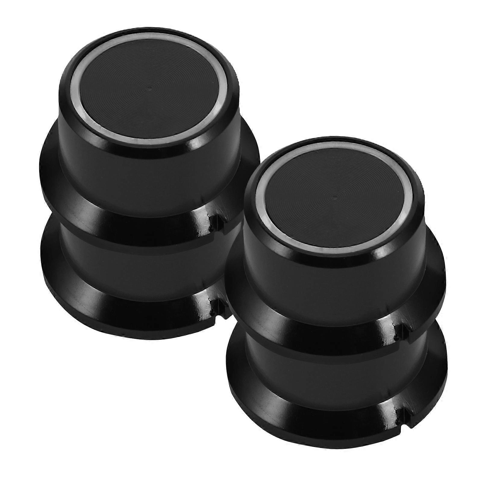 4Pcs Audio Volume Knobs: Rotary Potentiometer Knobs for Amplifiers Speakers and PC Sound Control Accessories Replacements