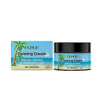 Ouhoe Skin Nourishing Darkening Cream, zonvrije bronzing, hydraterende en milde verzorging, huidbeschermende zonnebrandcrème