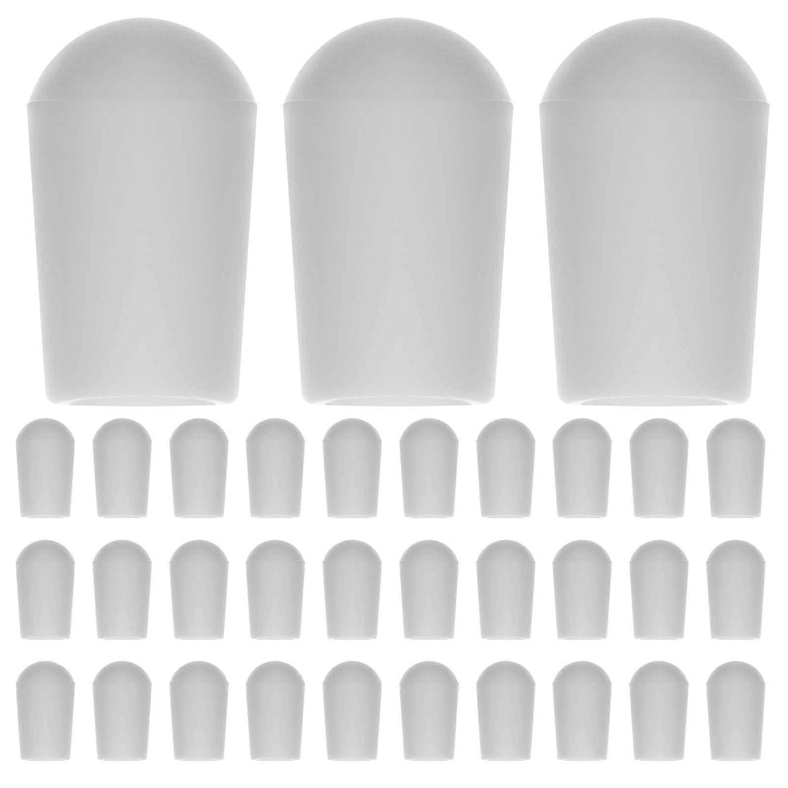Wire End Protector for Hanger Tips 400Pcs White PVC Covers