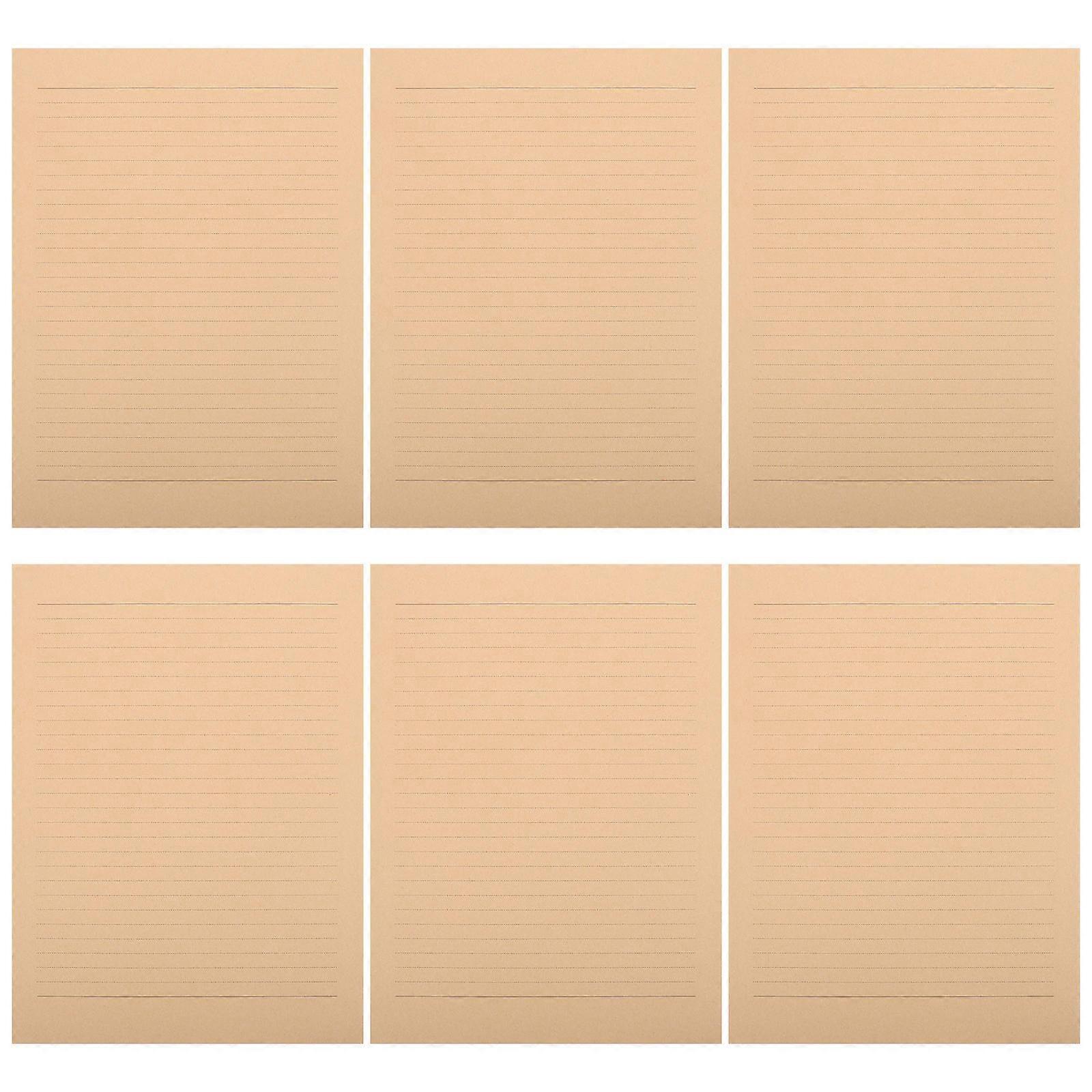 Paper Horizontal Lined Notebook for Letter Writing with 100 Sheets