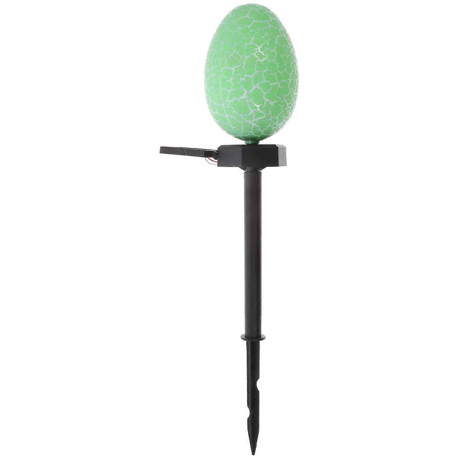 Green Easter Solar Light Outdoor Egg Light for Yard Decor 4Pcs
