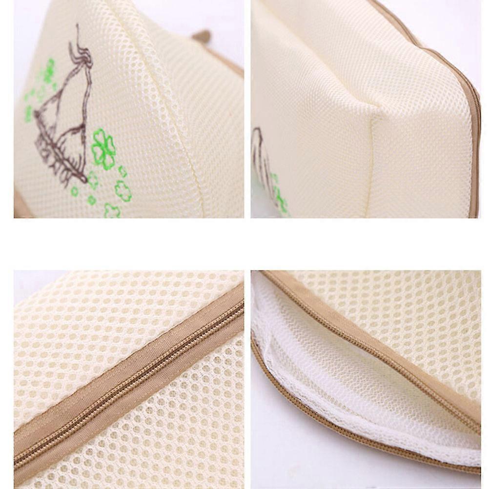 Mesh Washing Bag Double Layer Laundry Bag for Washing Machine Multi