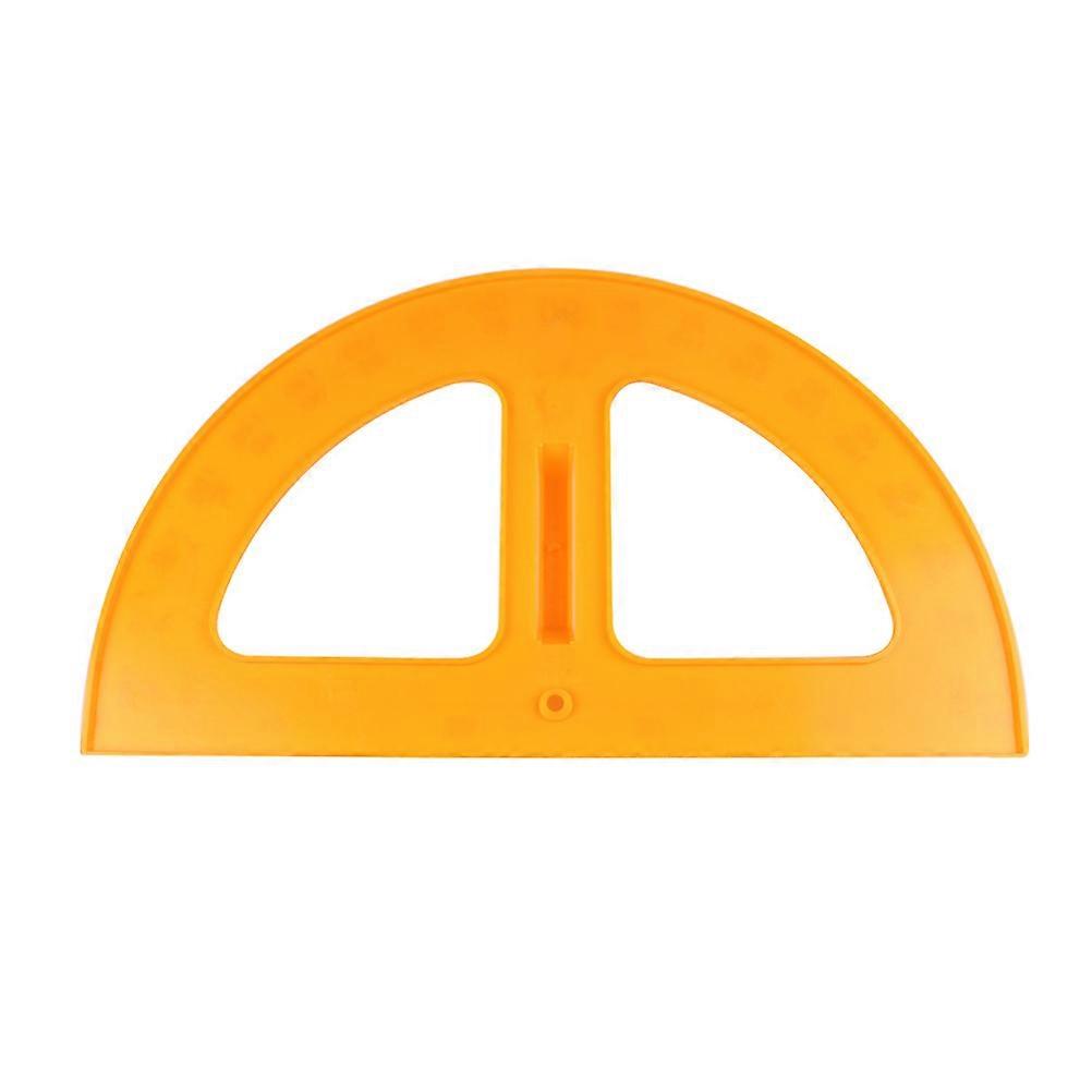 Portable Protractor Teaching Tool For Students In Yellow With Precise Scale 1Set