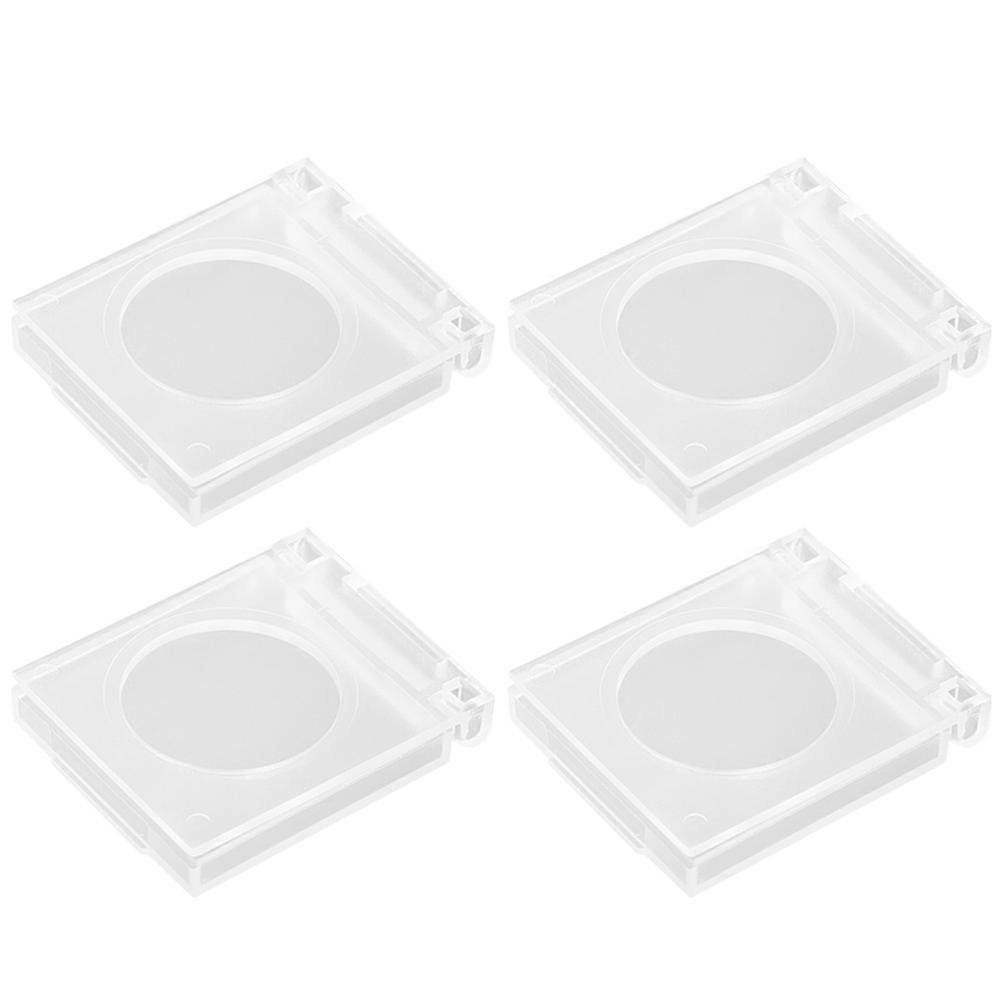 Transparent Plastic Button Protector for Protection 4Pcs Emergency Stop Covers