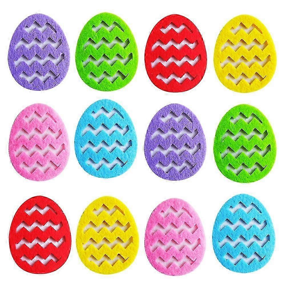 Decor Felt Egg Nonwoven Easter Egg for Gift Accessories 12Pcs