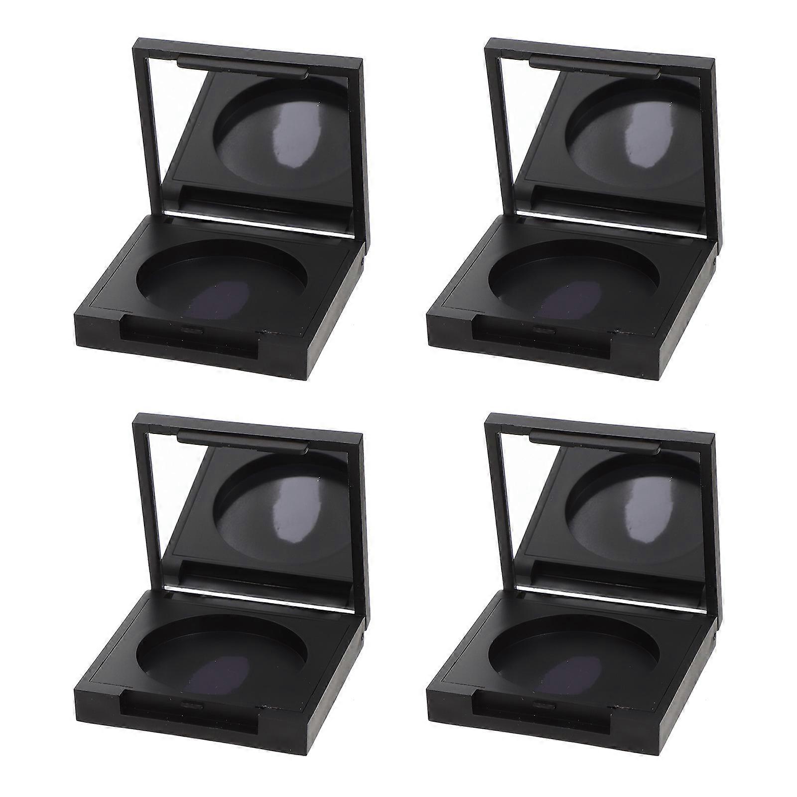 4pcs Eyeshadow Cases Cosmetics Makeup Highlight Powder Sample Containers