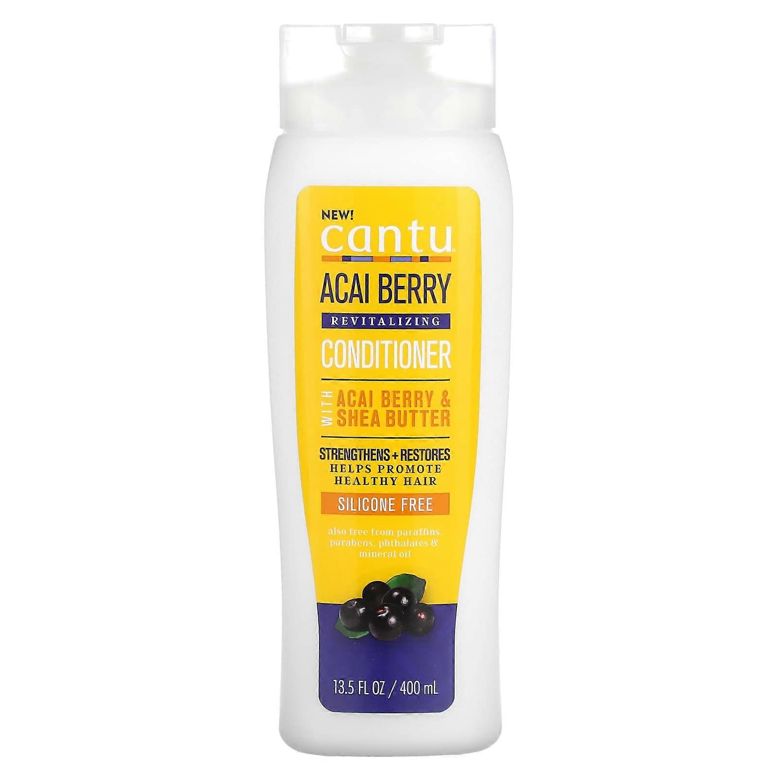 Cantu, Revitalizing Conditioner, Acai Berry , 13.5 fl oz (400 ml), 3-Pack