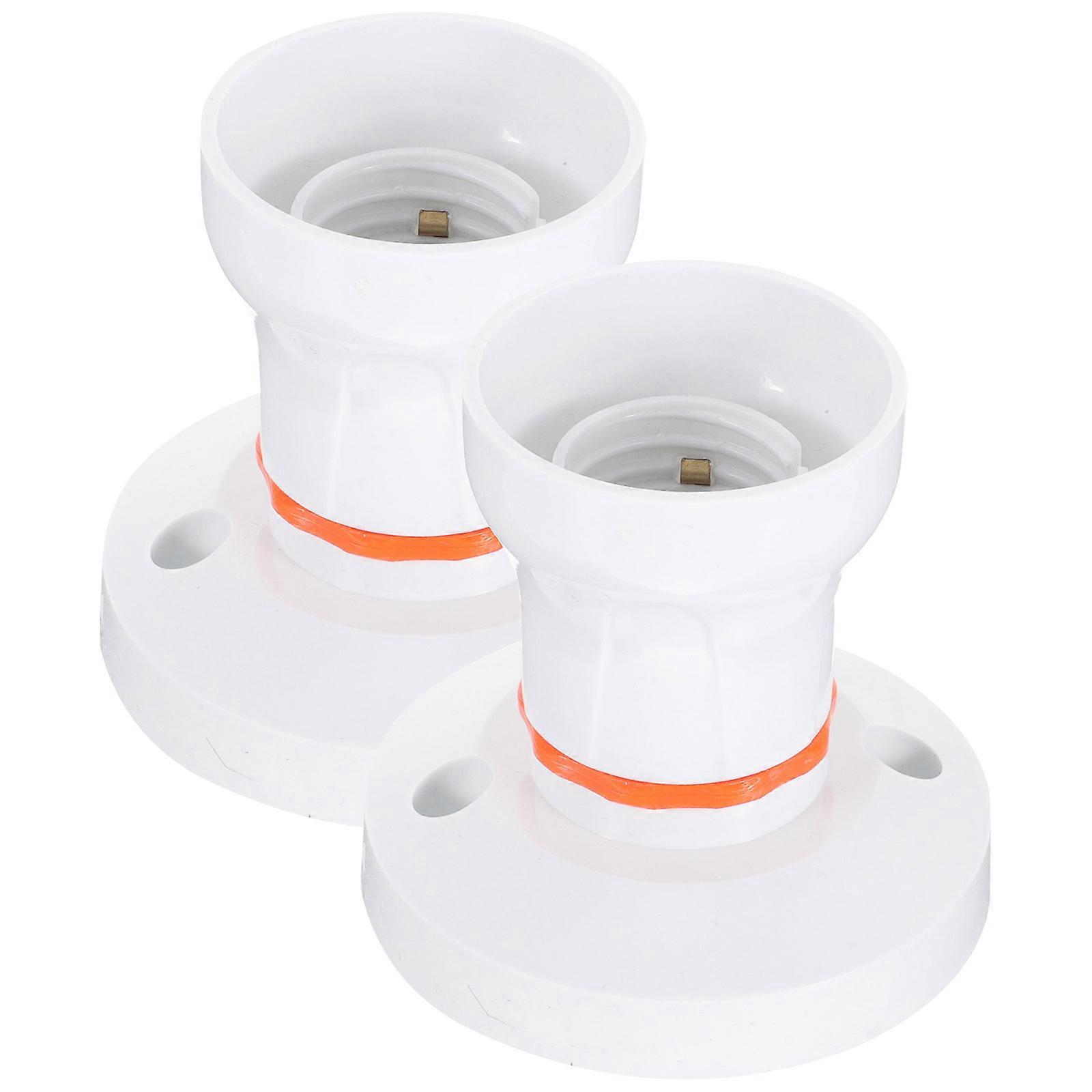 2pcs Light Socket E27/B22 Base Light Bulb Plug Ceiling Lamp Socket Adapter