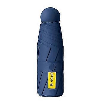 Mini Travel Umbrella UPF 50+ UV Protection Compact Folding Pocket Umbrella Windproof Lightweight Umbrella for Sun & Rain