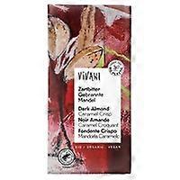 Dark chocolate with organic sugared almonds 80 g
