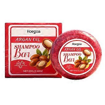 60 g arganolieshampoobar, plejer håret, renser hovedbunden, kontrollerer skånsomt olien