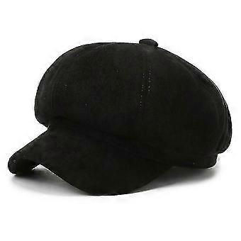 New Women Warm Solid Berets For Women Outdoor Adjustable Female Autumn Winter Casual Lady Cap Hat