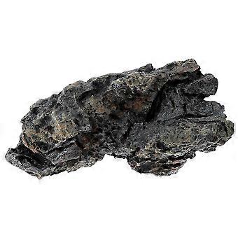 Schwarze Steinornamente aus Harz für die Dekoration von Aquarien schaffen eine natürliche Aquarienlandschaft