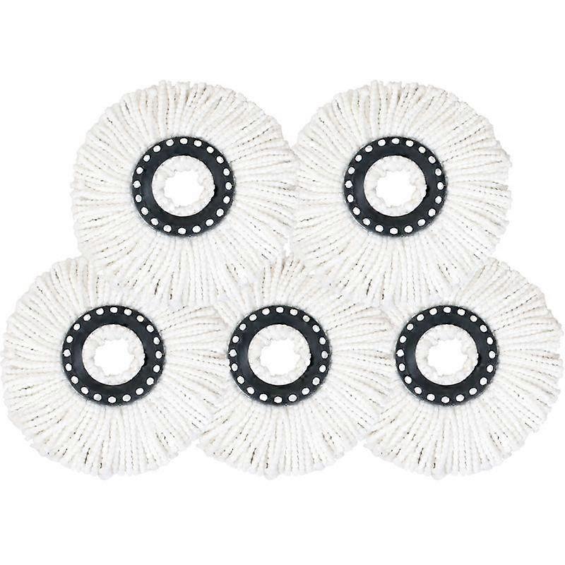 Rotating Round 16Mm Mopping Head Microfiber Rag Mop Cloth Replacement Clean Tool