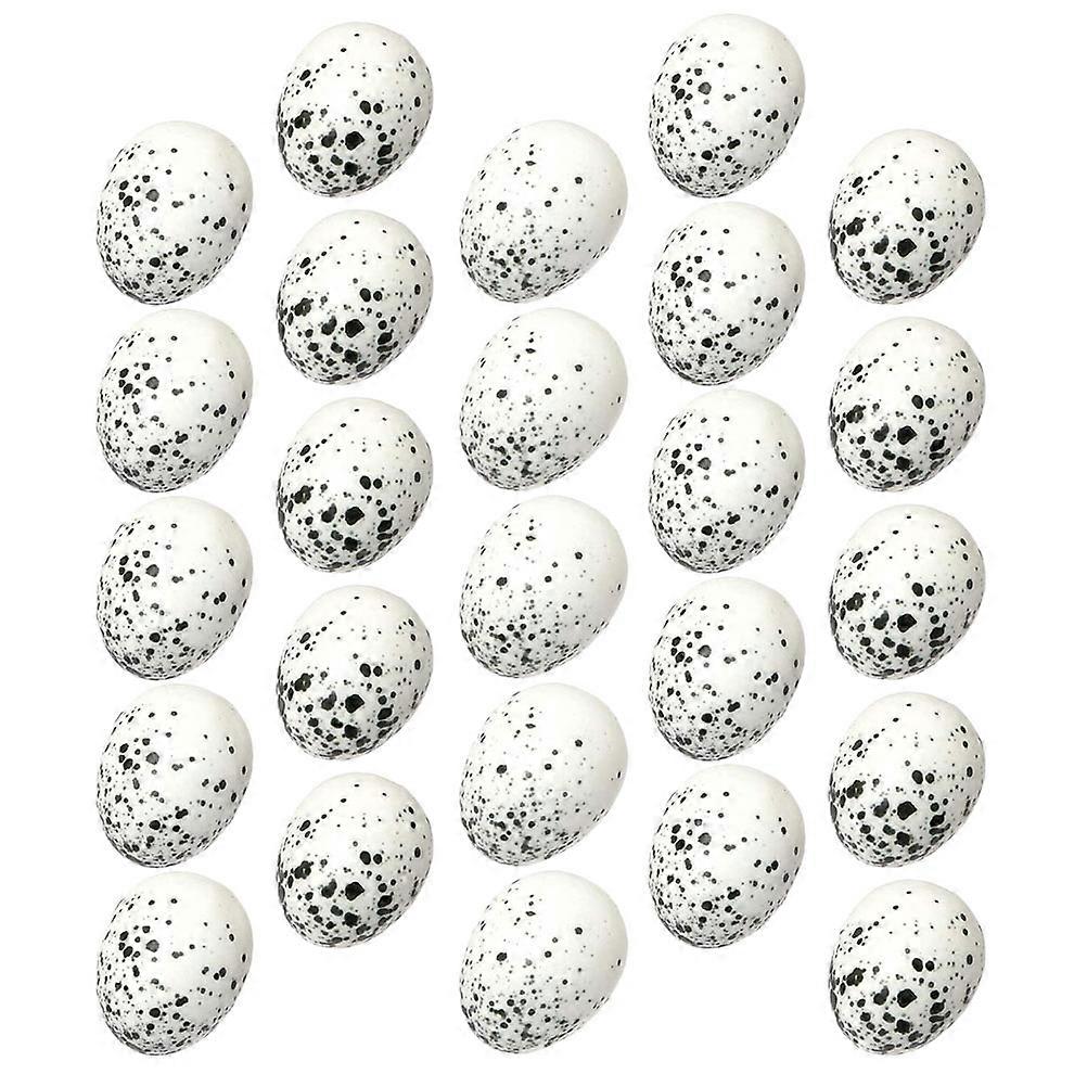 40Pcs Artificial Bird Egg Foam Decoration for Easter Party
