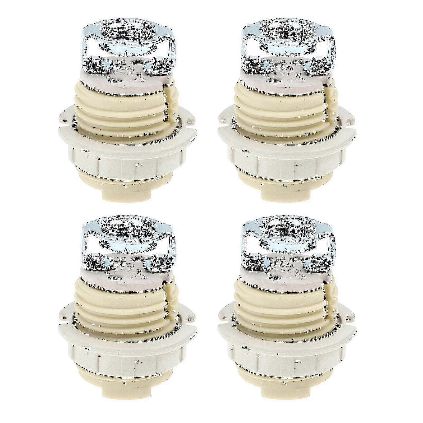 4pcs Halogen Light Bulb Base Socket Practical G9 Ceramic Lamp Base Holder
