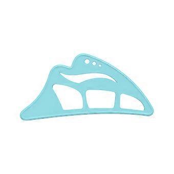 Reusable Eyeshadow Stencil for Clean Edges and Winged Eyeliner - Light Blue Makeup Template