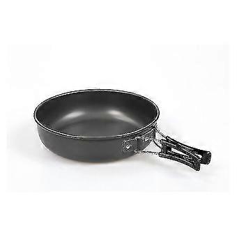 200X55mm Portable Camping Frying Pan - Lightweight Non-Stick Outdoor Cooking Pot for Picnics & Hiking