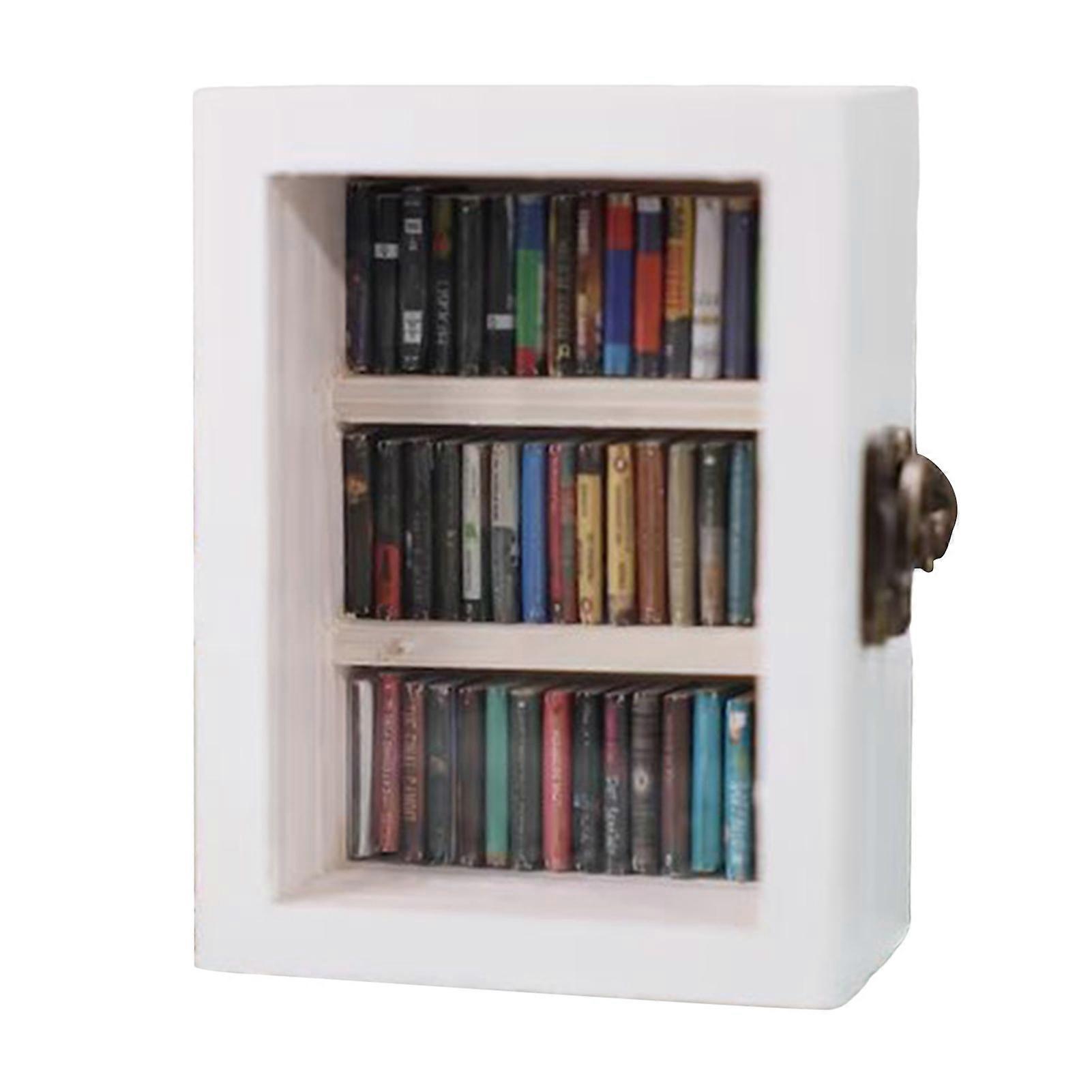Mini Pocket Bookcase Bookshelf Insert Ornament Book Lovers Gift