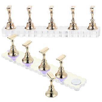 2 Sets Nail Stands Press on Nail Stands Fingernail DIY Supplies Fake Acrylic Nail Stands