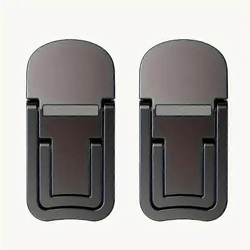Mini Foldable Laptop Stand Portable Computer Keyboard Riser with 2 Adjustable Angles Self-Adhesive Invisible Notebook