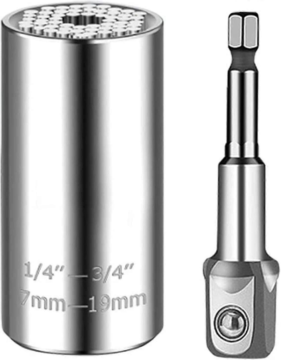 Universal Socket Wrenches, Multifunction Hand Tool, Universal Socket, Small And Portable;(7-19mm)