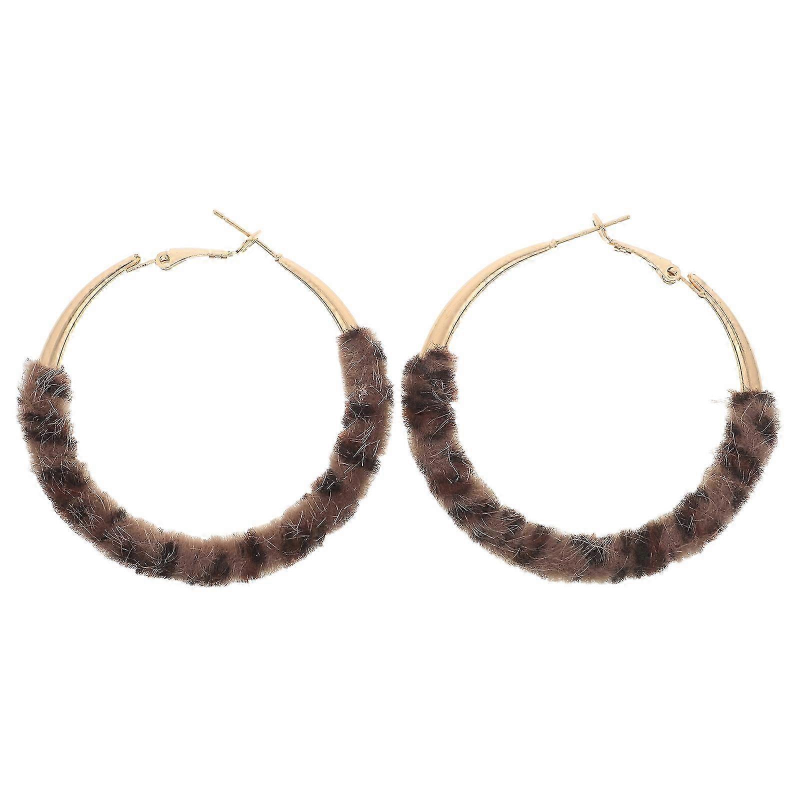Leopard Earrings Punk Dangle Earrings compatible with Decoration 1Pair