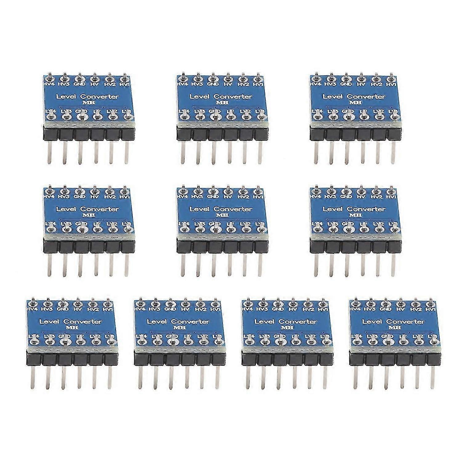 10Pcs 4 Channel IIC I2C Logic Level Converter Bi-Directional Module