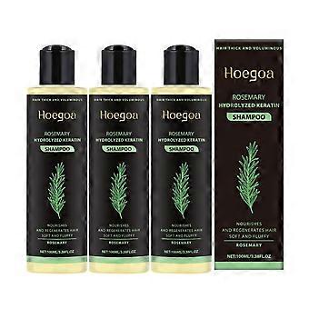 Shampoo de Alecrim Crescimento Capilar Limpeza Profunda Couro Cabeludo Anticaspa Controle de Oleosidade Fortalecedor da Raiz Nutritivo Shampoo Volumizador para Cabelo