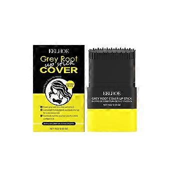 Bâtonnets de coiffure avec peigne, crème de coiffure, stylo de couleur blanchissante, outil de coloration temporaire naturelle, noir naturel, 15 g