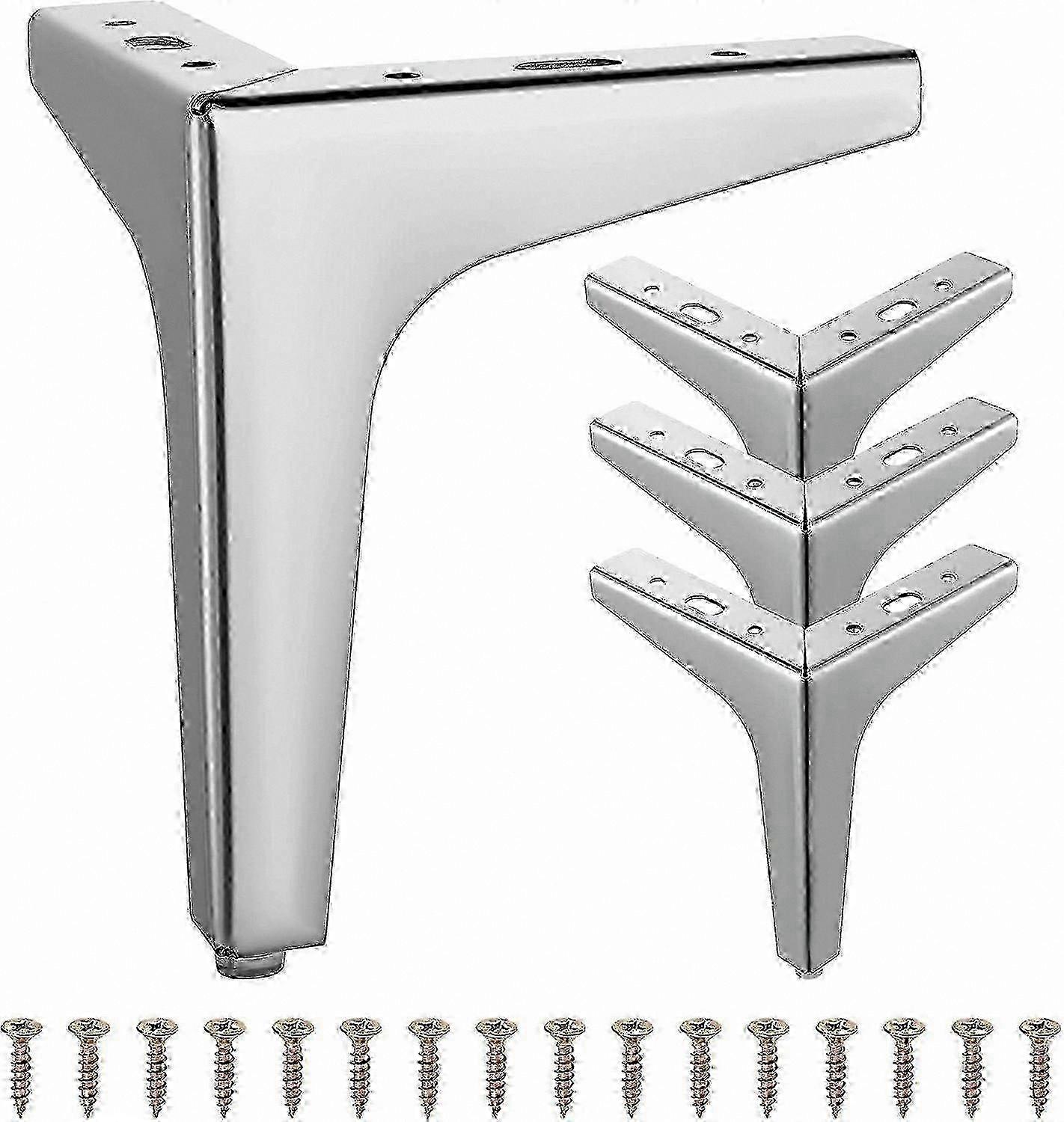 2026 Modern Silver 17cm Sofa Support Legs Set
