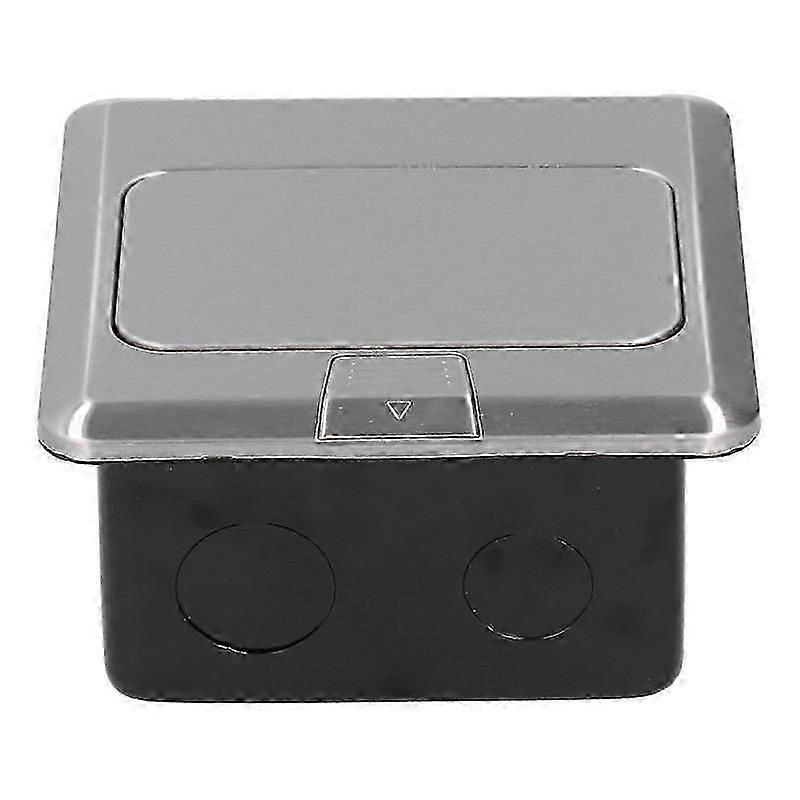 Stainless Steel Floor Outlet Box with Plug Socket AC 250V