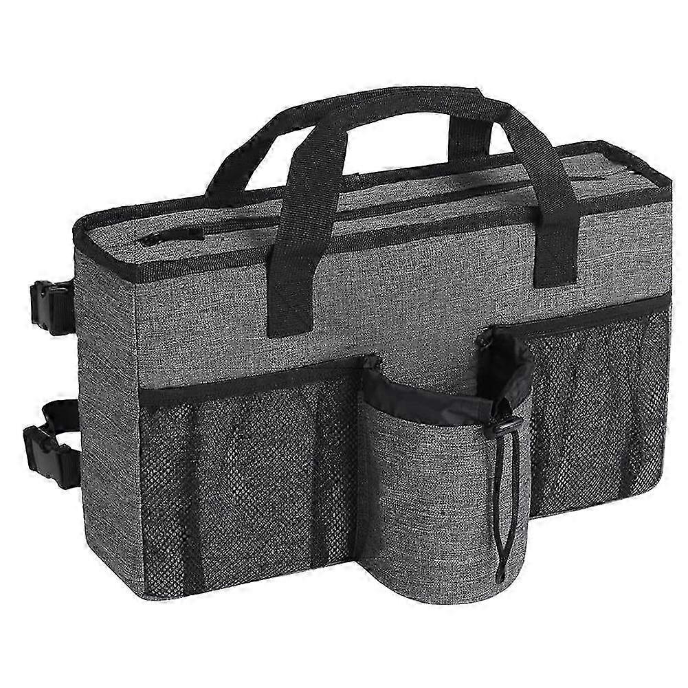 Foldable Walker Accessories with Cup Holder & Organizer Pouch
