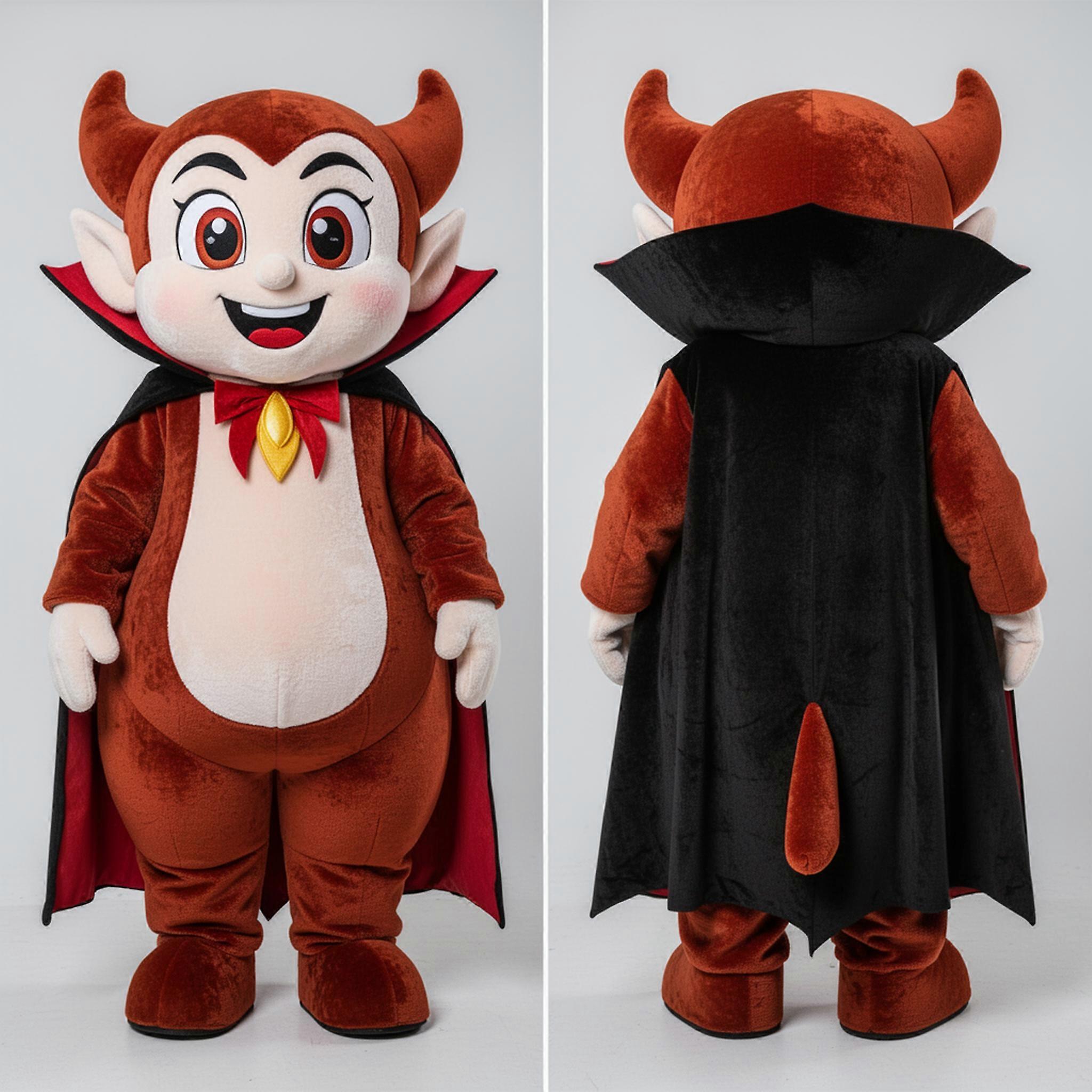 MASTICOT Rust Rounded Vampire Mascot