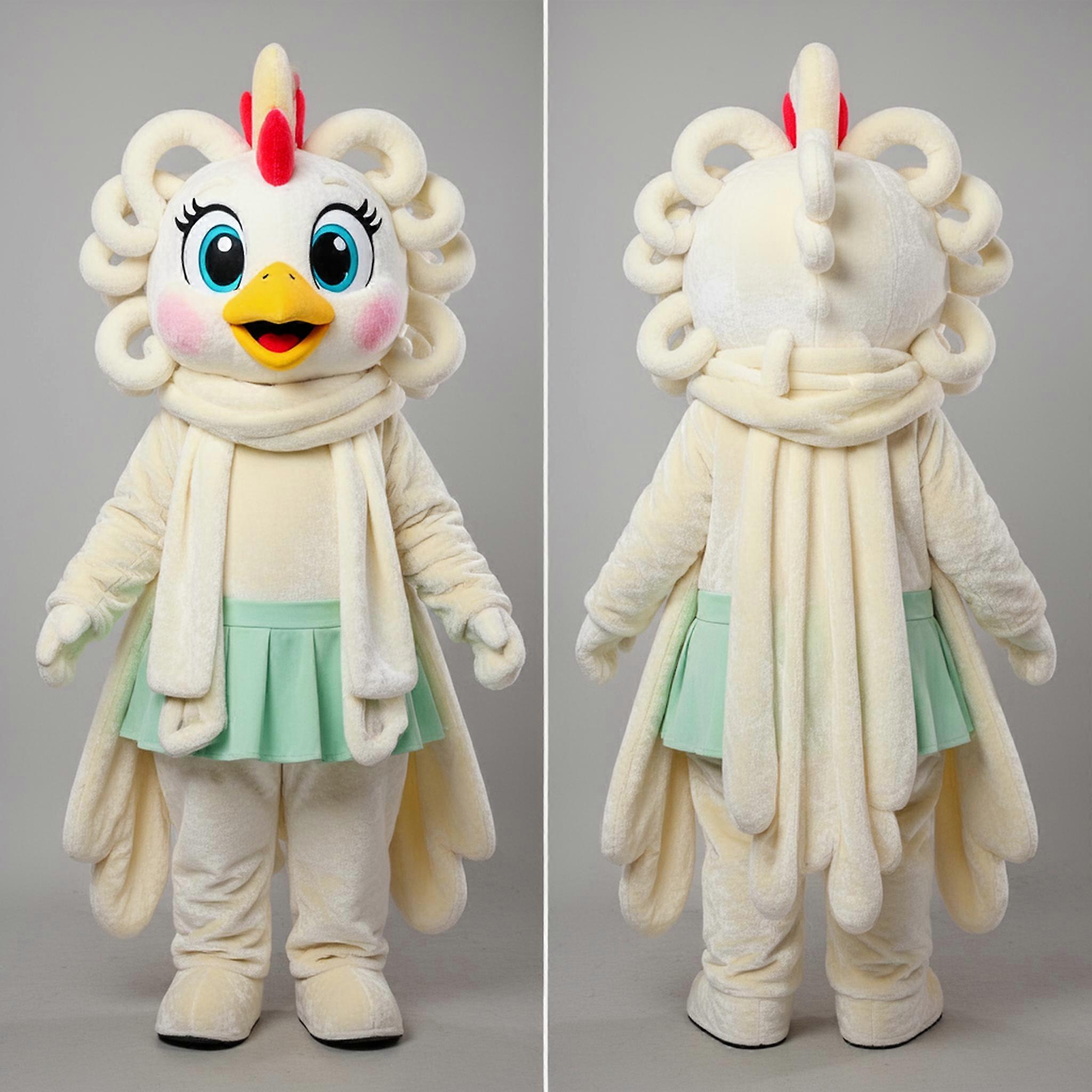 MASTICOT Creamy Curly Pho Mascot