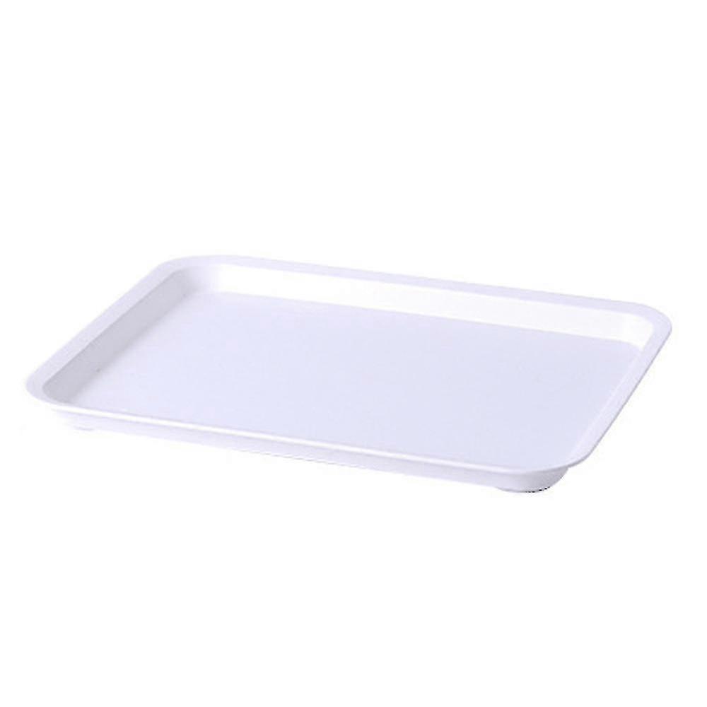 Elongated Rectangular Water Fruit Bowl, Waterproof Scratchproof Serving Tray for Bathroom Kitchen