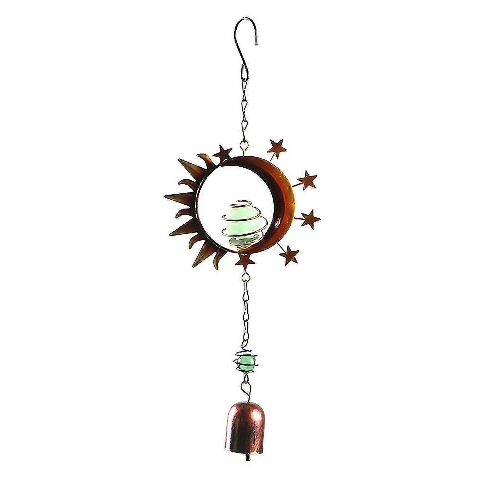 Metal Luminous Sun Moon Wind Chime