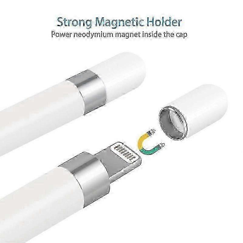 Magnetic Protective Cover Compatible with Apple Pencil Cap Replacement
