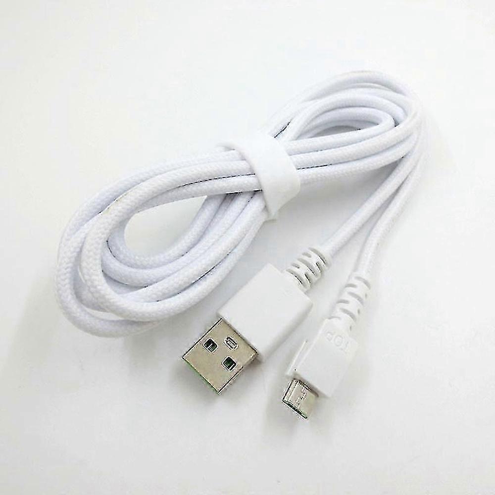 Micro USB Charging Cable, Tinned Copper Core, Nylon Braided, Compatible with Mouse Devices