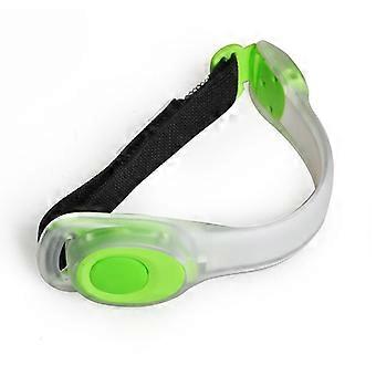 Brazalete LED, 2 juegos de bandas elásticas de equipo deportivo nocturno de seguridad con luz intermitente LED para adultos y niños Actividades al aire libre y ejercicio, correr, caminar