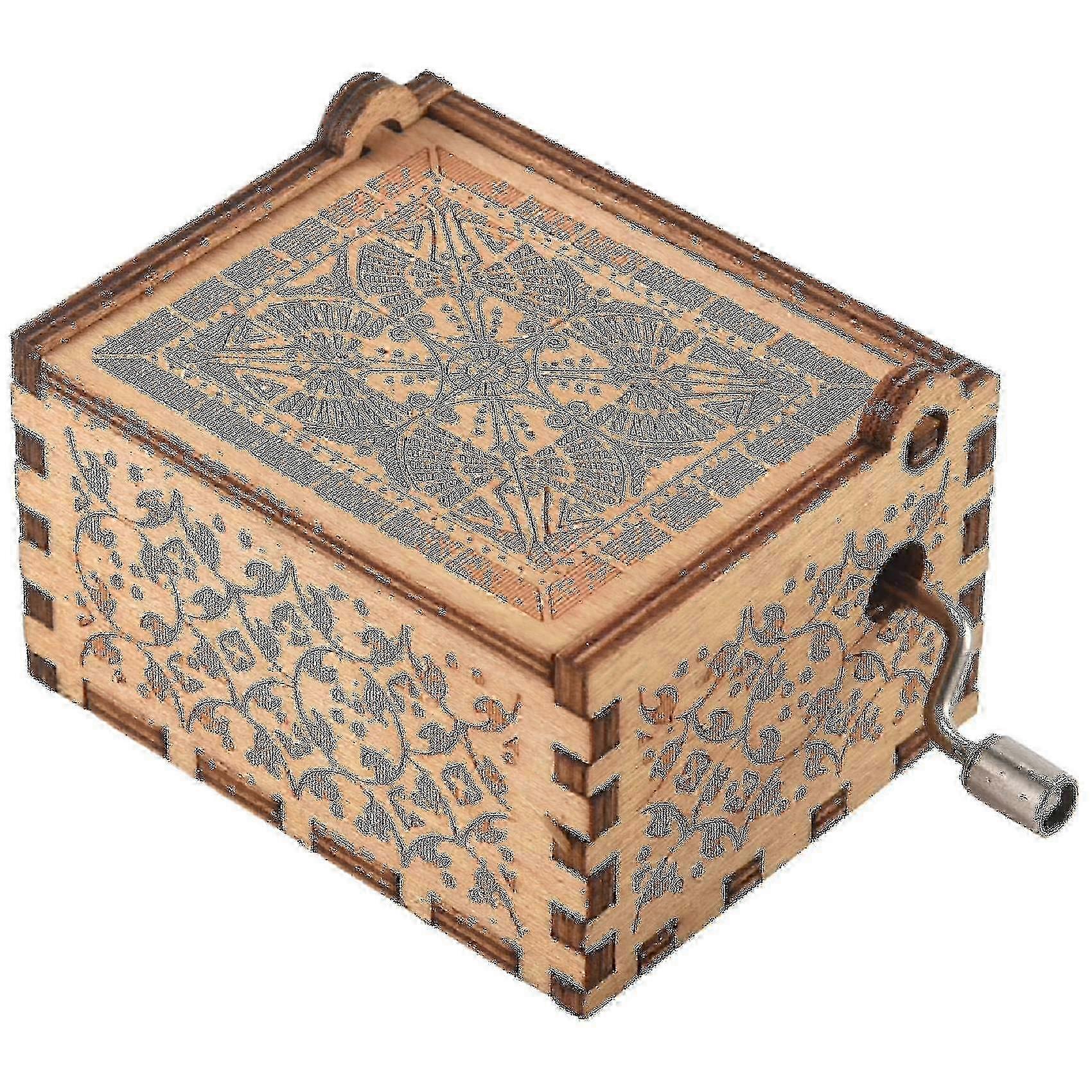 18-Note Hand-Cranked Music Box