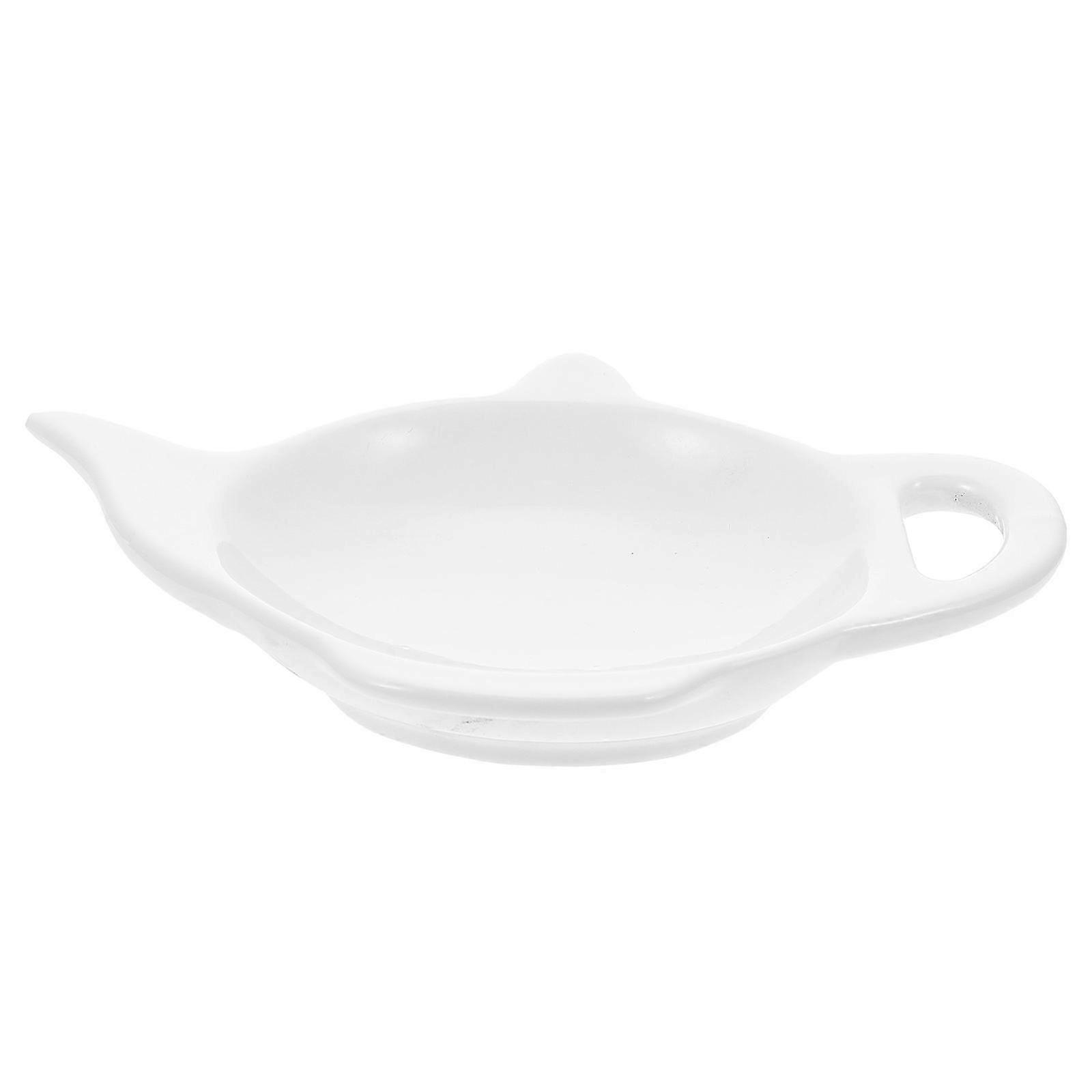 Ceramic Tea Bag Holder With Tray